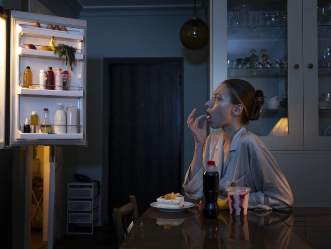Легкий перекус на ночь&nbsp;— не такой уж и грех, если выбрать продукты, которые не помешают сну | Источник: Ru.freepik.com